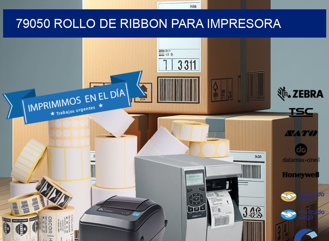 79050 ROLLO DE RIBBON PARA IMPRESORA