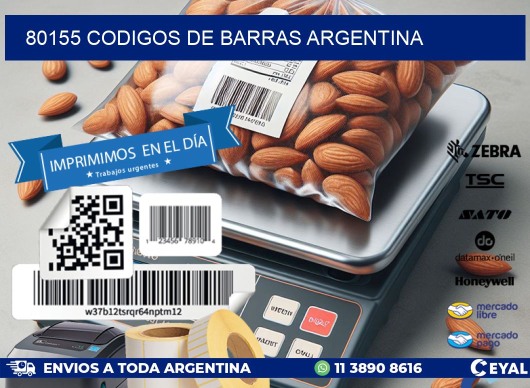 80155 CODIGOS DE BARRAS ARGENTINA