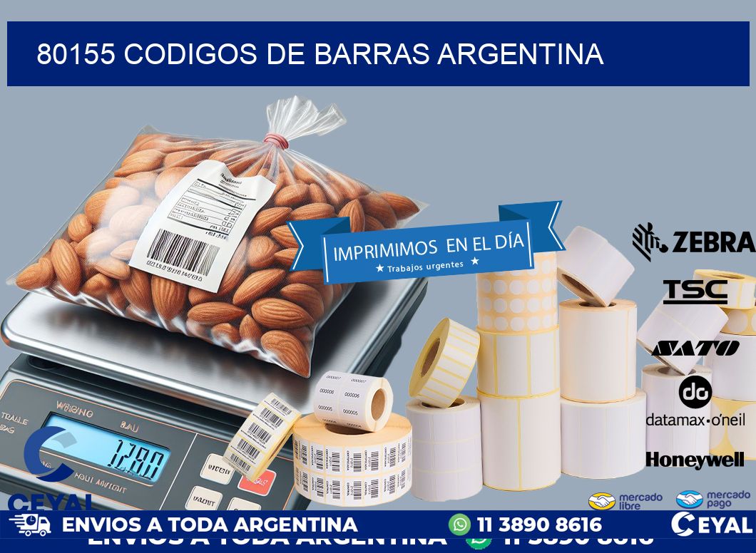 80155 CODIGOS DE BARRAS ARGENTINA
