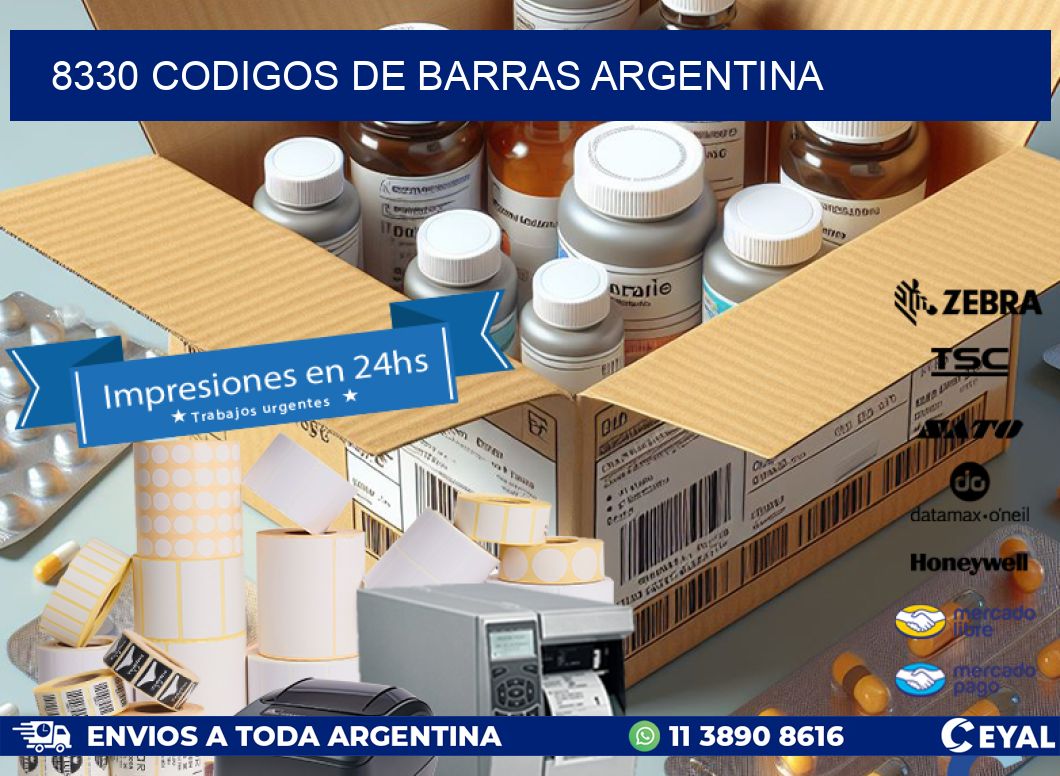 8330 CODIGOS DE BARRAS ARGENTINA