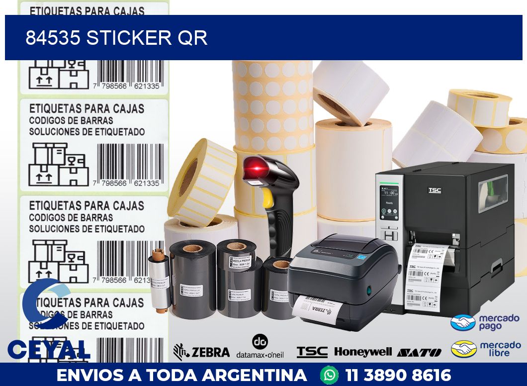 84535 Sticker QR