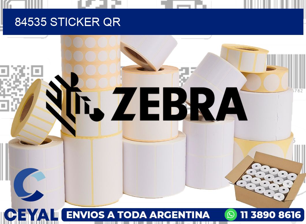 84535 Sticker QR