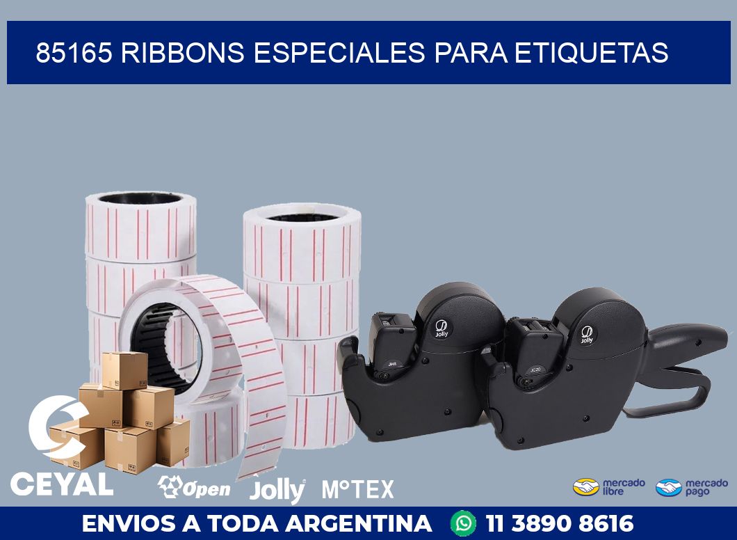 85165 RIBBONS ESPECIALES PARA ETIQUETAS