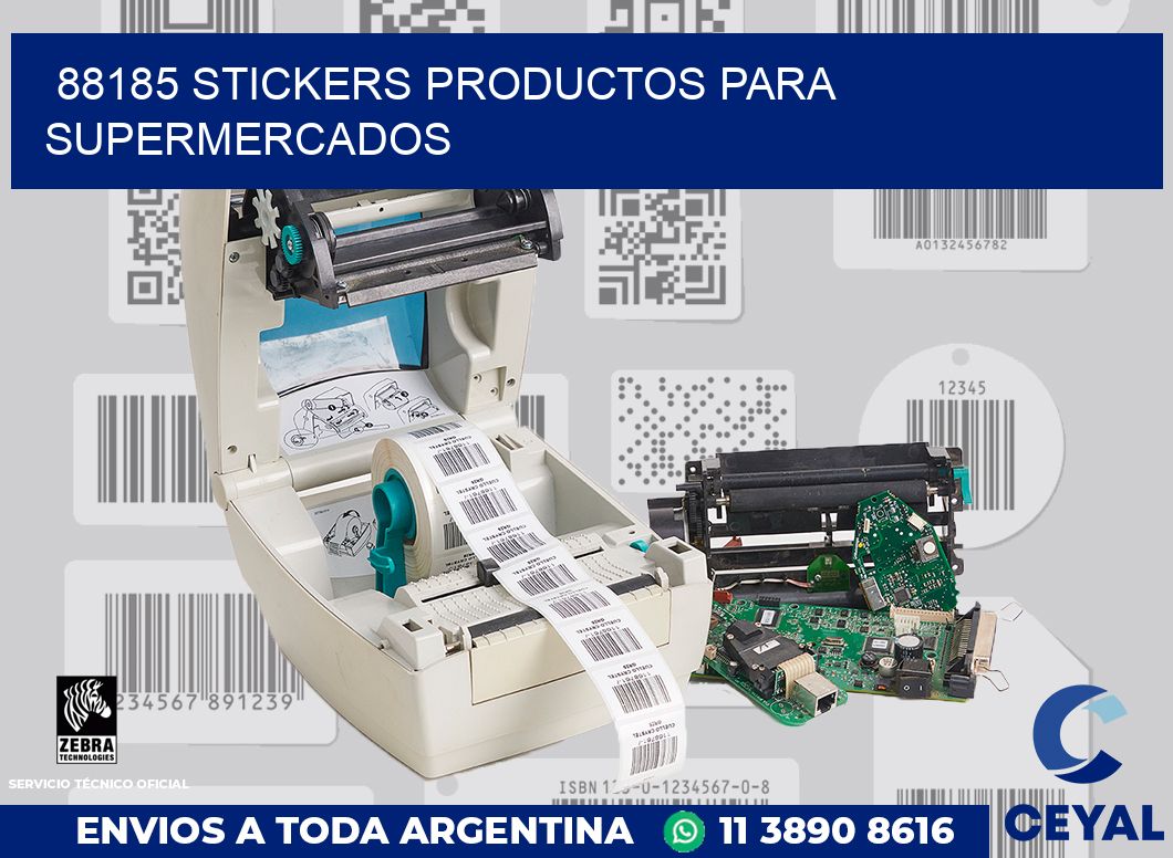 88185 STICKERS PRODUCTOS PARA SUPERMERCADOS