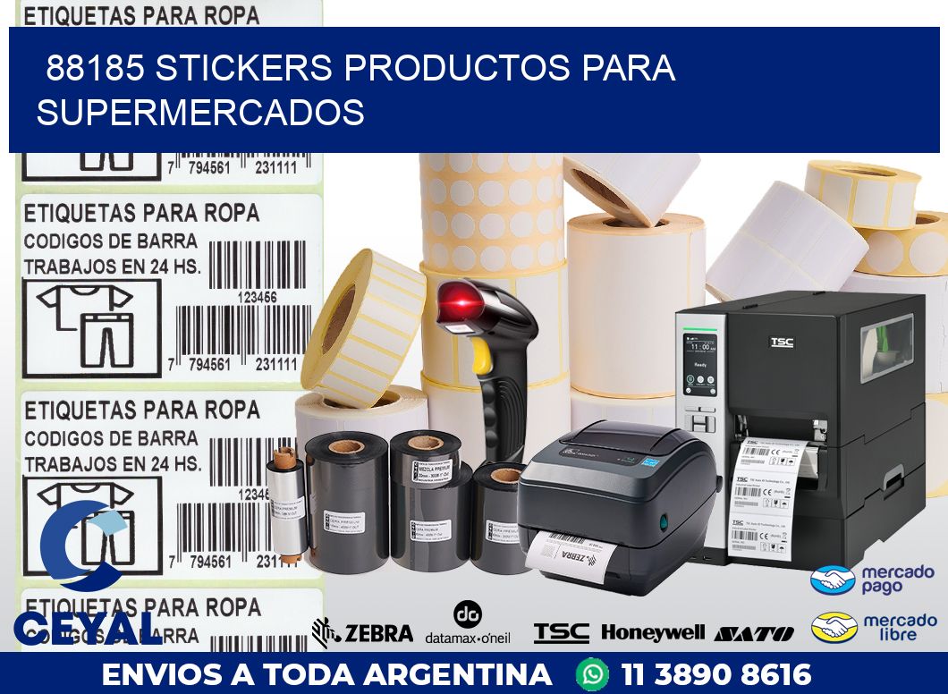 88185 STICKERS PRODUCTOS PARA SUPERMERCADOS