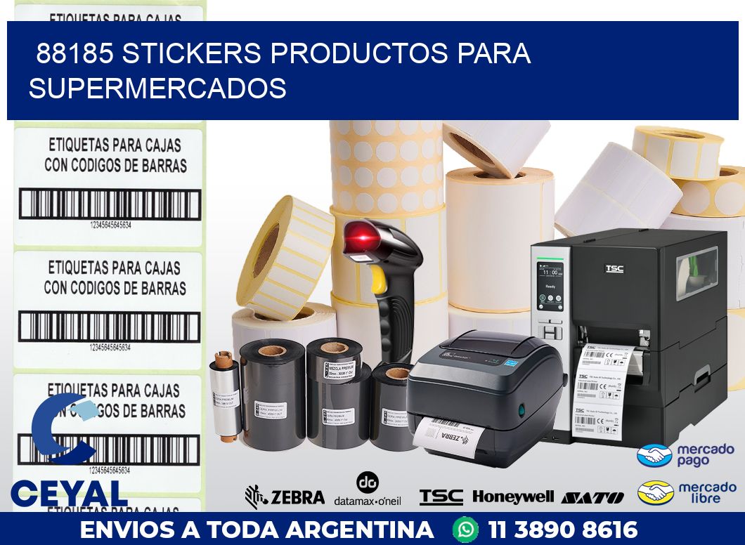 88185 STICKERS PRODUCTOS PARA SUPERMERCADOS