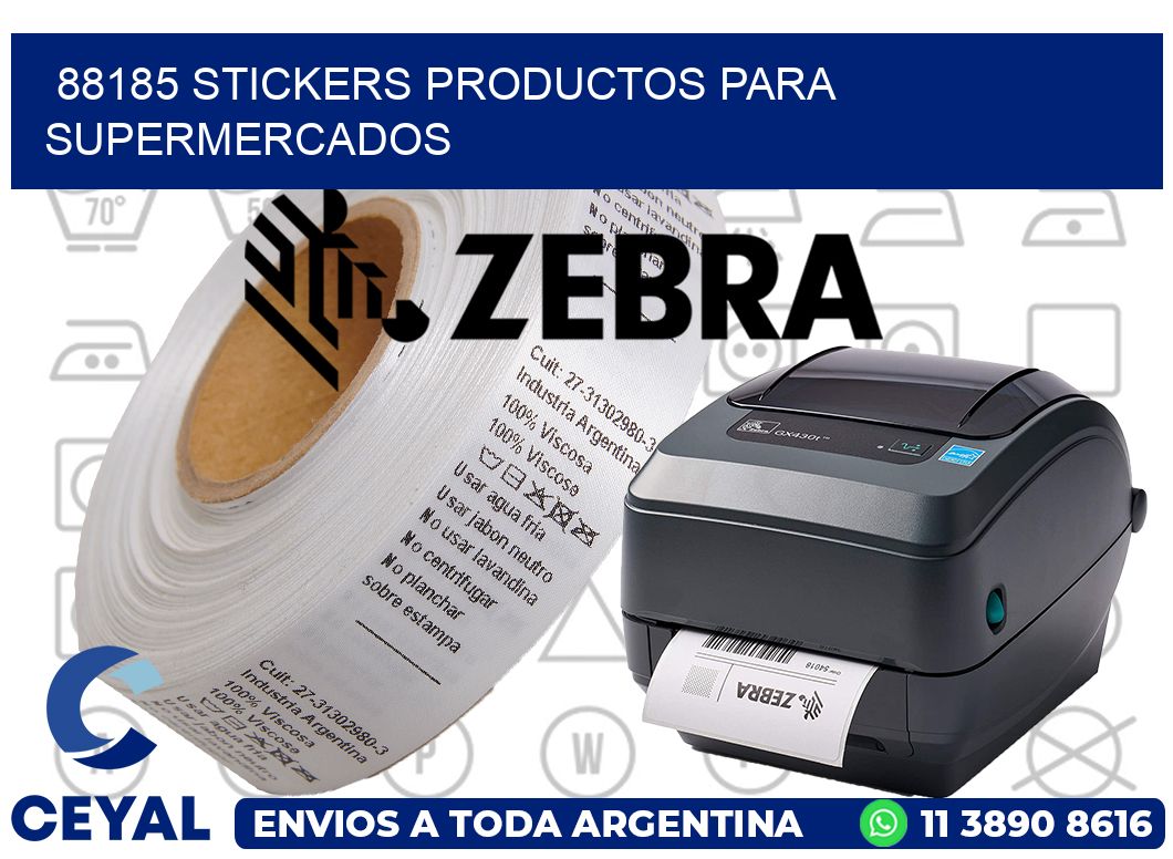 88185 STICKERS PRODUCTOS PARA SUPERMERCADOS