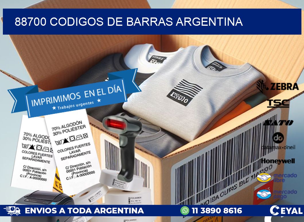 88700 CODIGOS DE BARRAS ARGENTINA