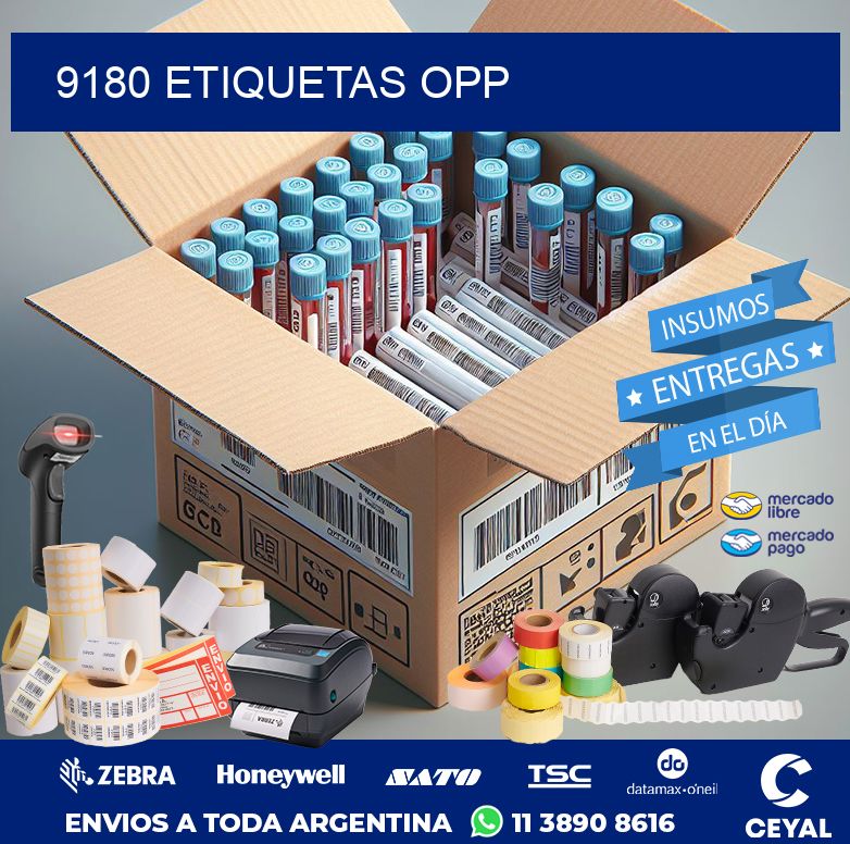 9180 ETIQUETAS OPP