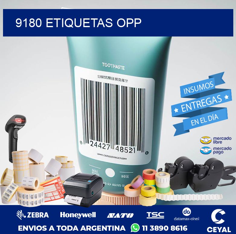 9180 ETIQUETAS OPP