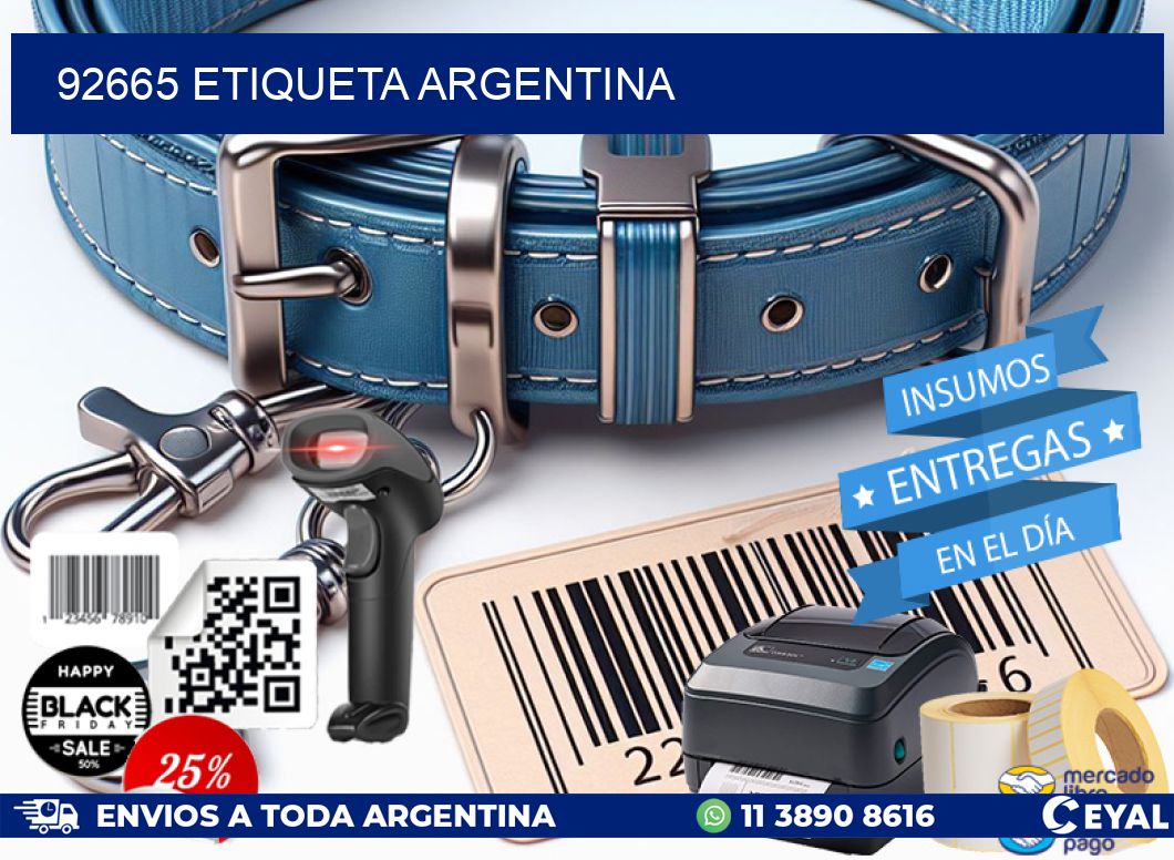 92665 etiqueta argentina