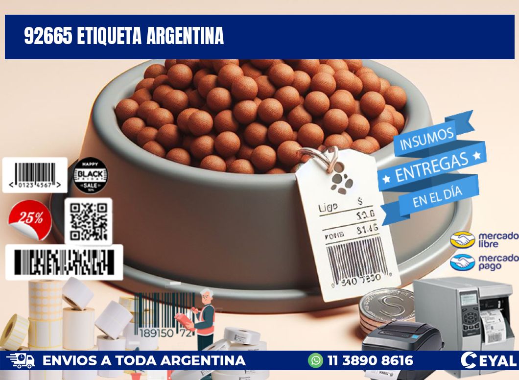 92665 etiqueta argentina