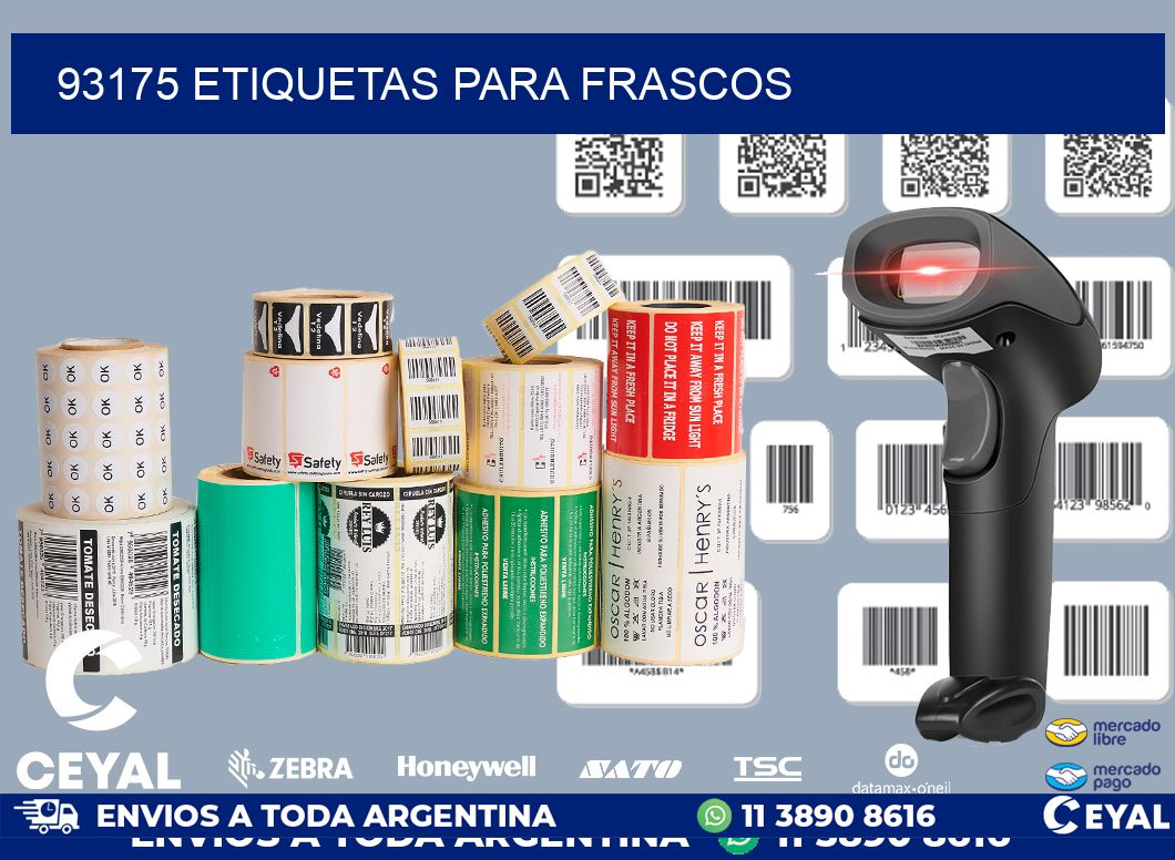 93175 ETIQUETAS PARA FRASCOS