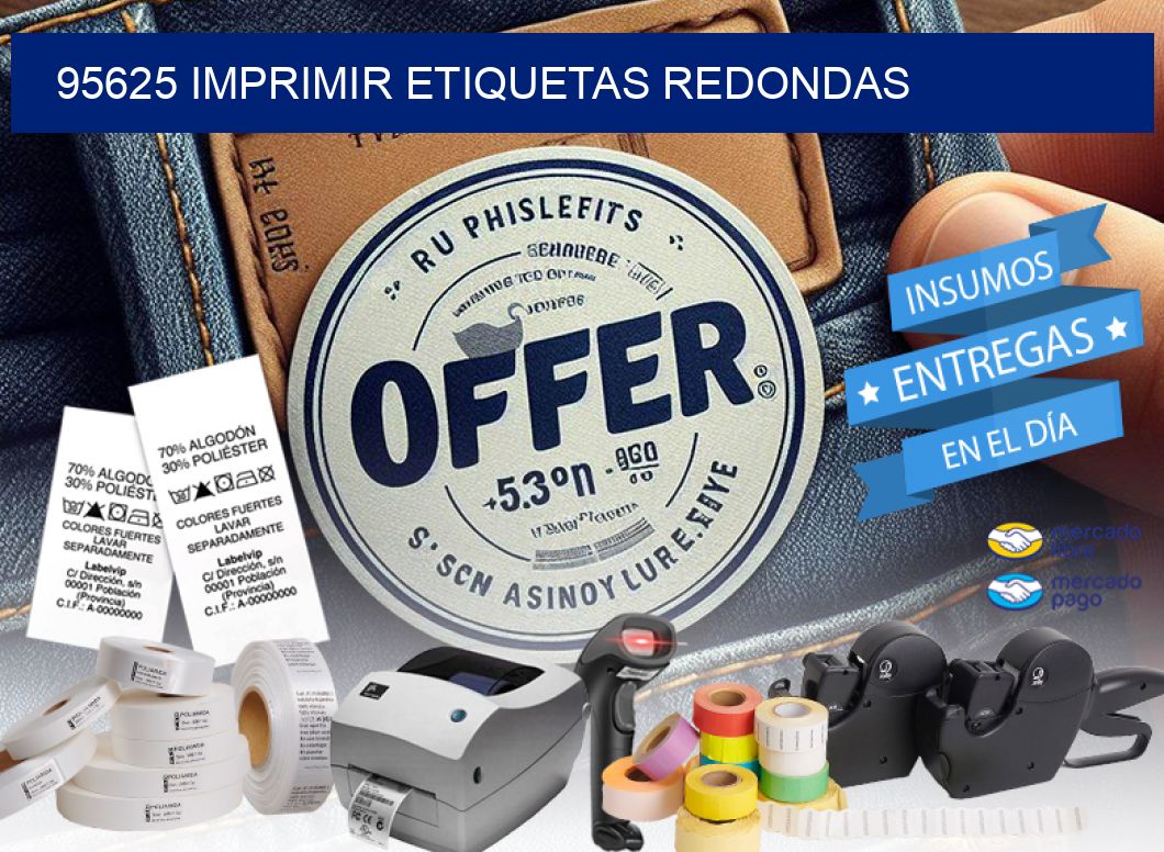 95625 IMPRIMIR ETIQUETAS REDONDAS