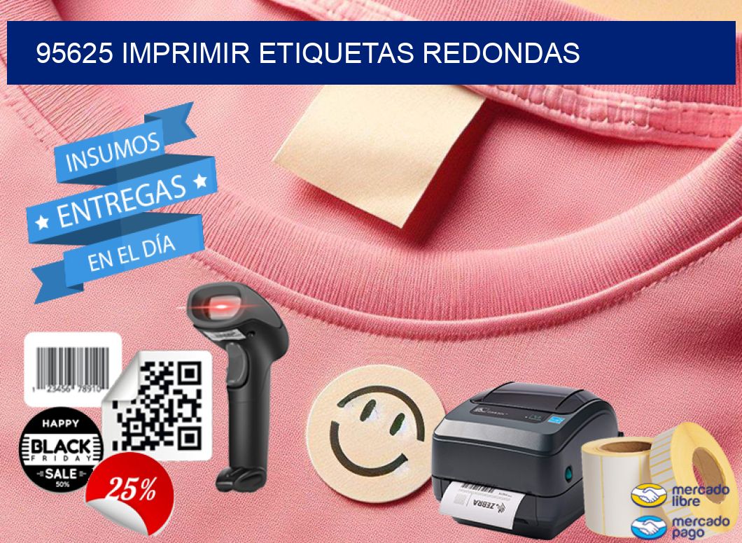 95625 IMPRIMIR ETIQUETAS REDONDAS