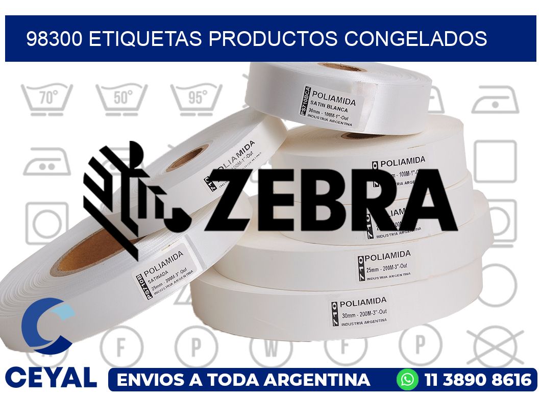 98300 Etiquetas productos congelados