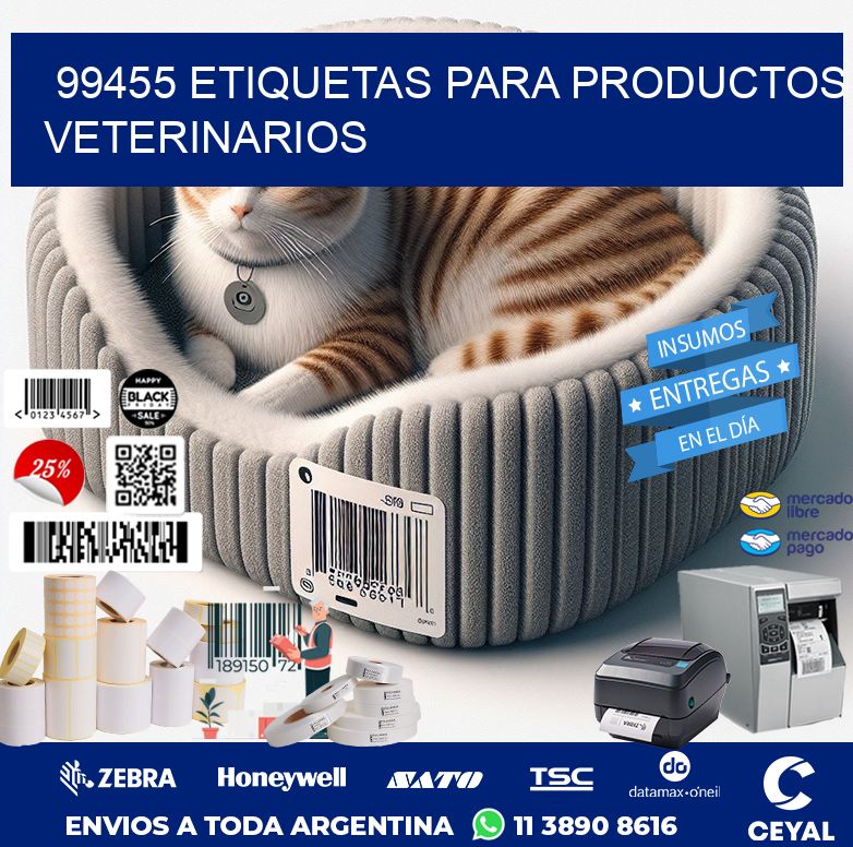 99455 ETIQUETAS PARA PRODUCTOS VETERINARIOS