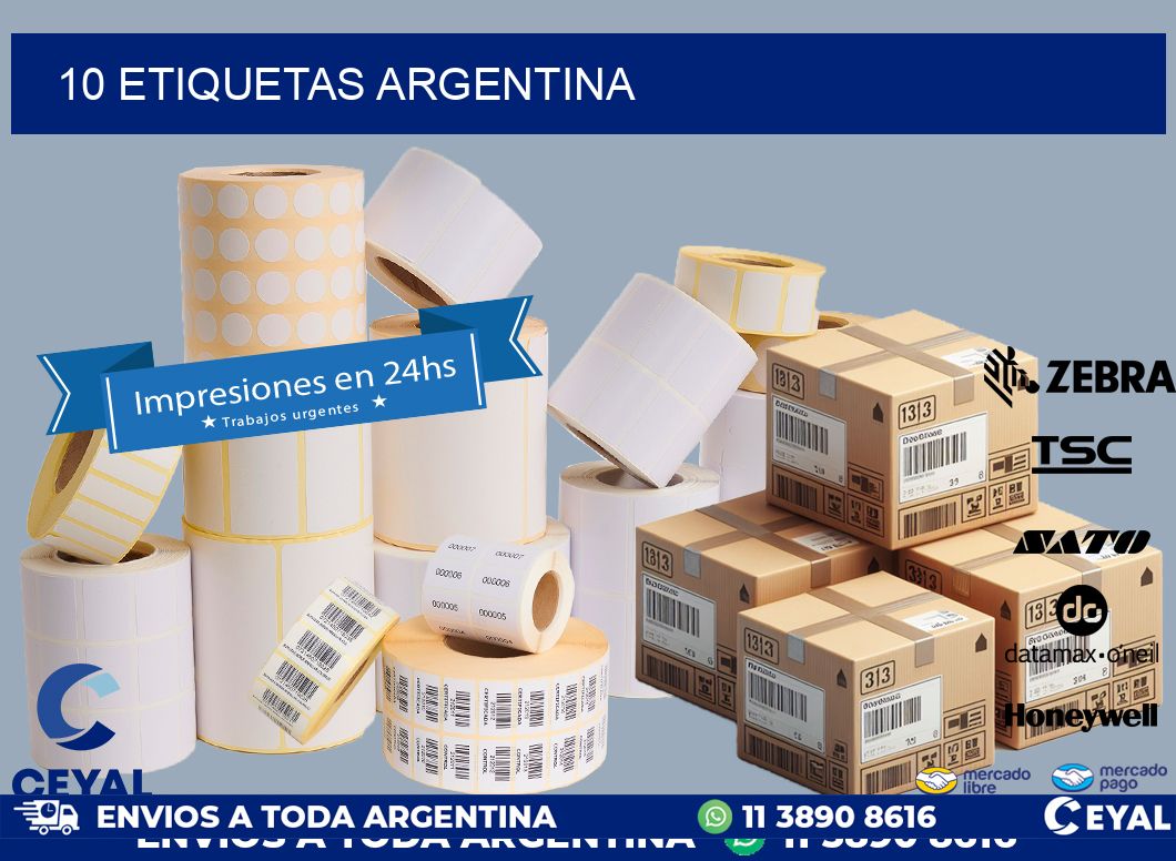 10 ETIQUETAS ARGENTINA