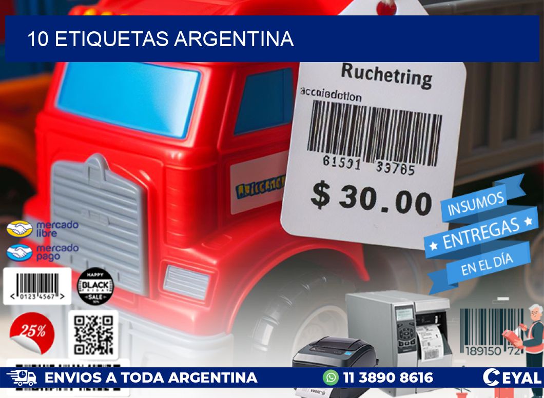 10 ETIQUETAS ARGENTINA