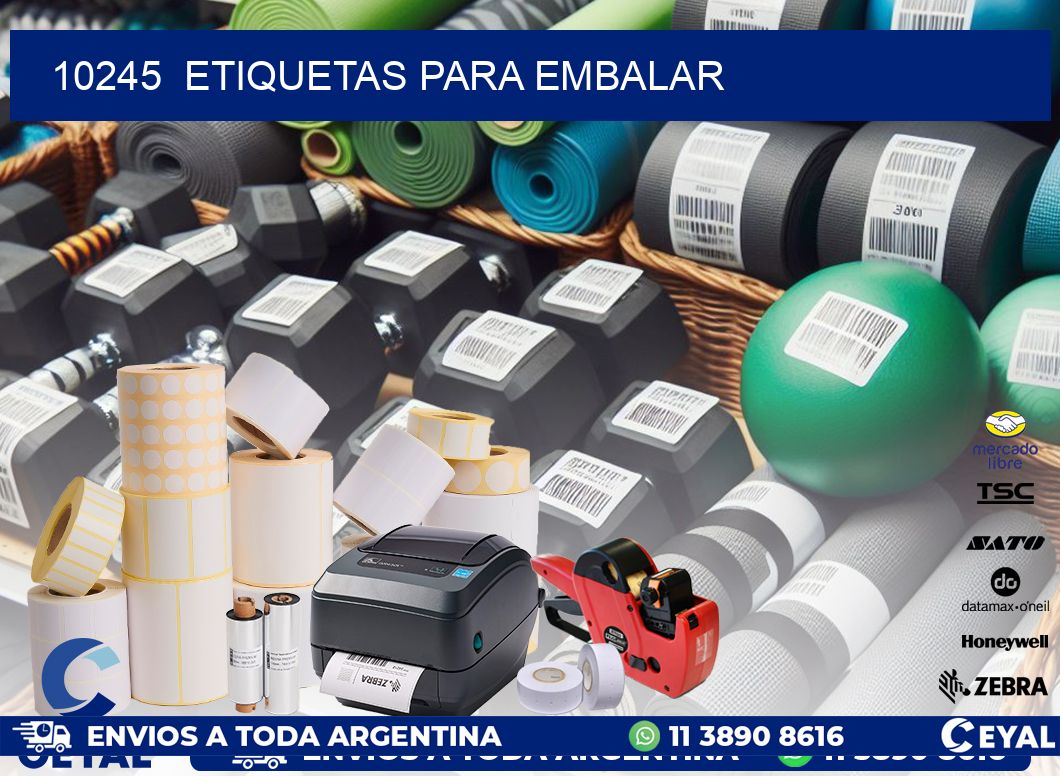 10245  ETIQUETAS PARA EMBALAR