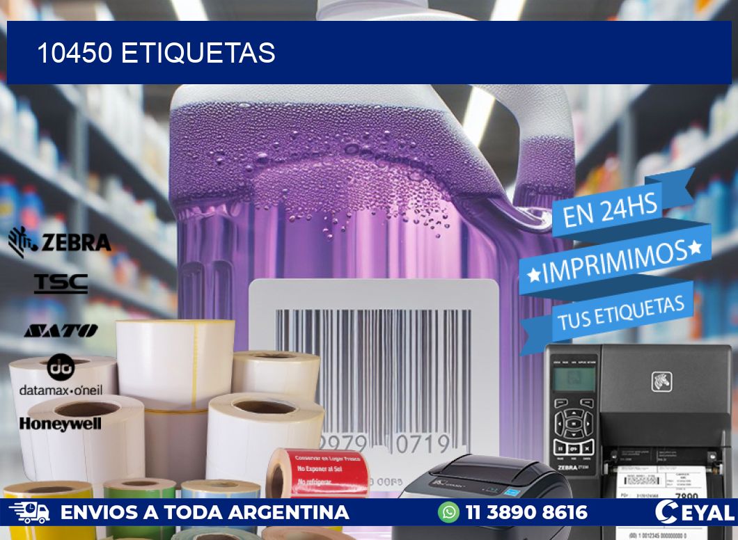 10450 ETIQUETAS