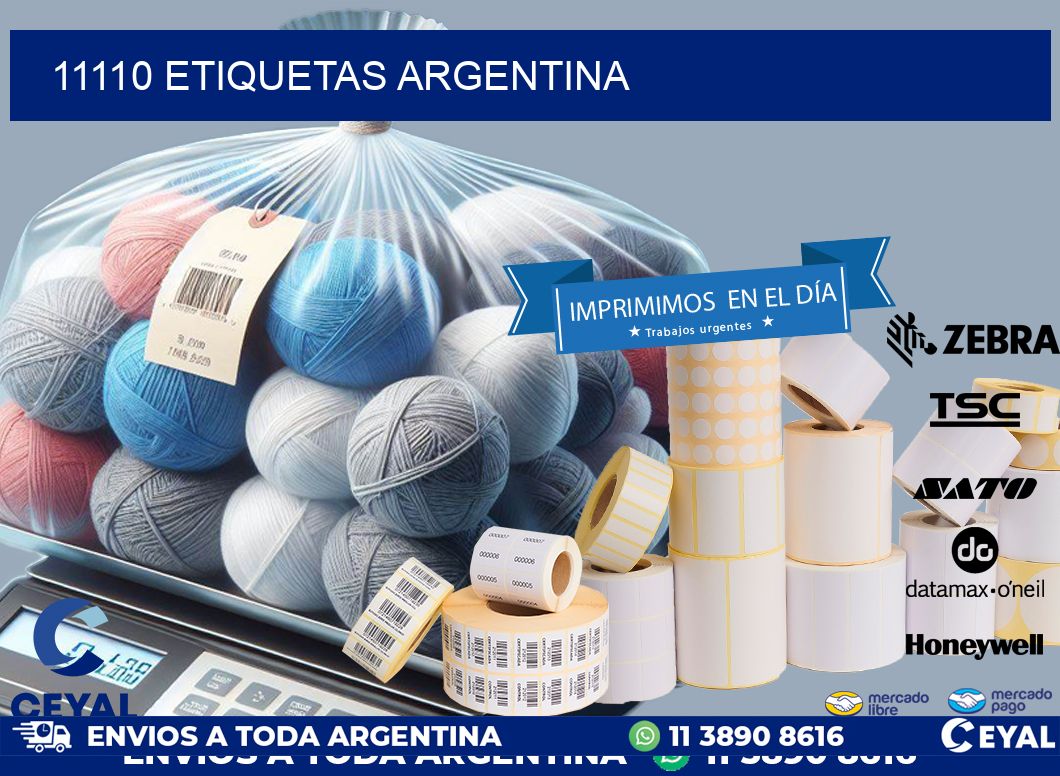 11110 ETIQUETAS ARGENTINA