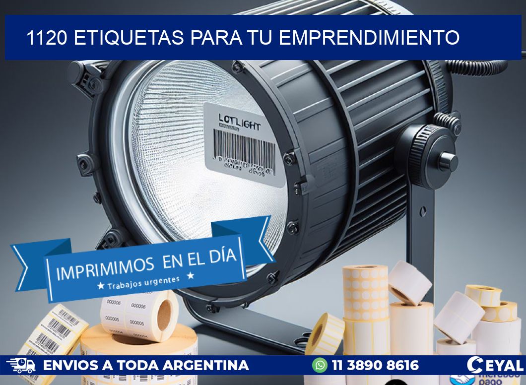 1120 ETIQUETAS PARA TU EMPRENDIMIENTO