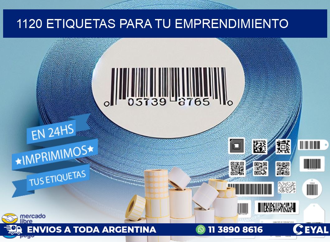 1120 ETIQUETAS PARA TU EMPRENDIMIENTO