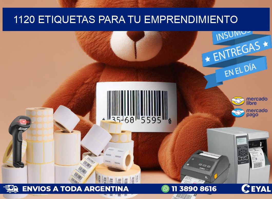 1120 ETIQUETAS PARA TU EMPRENDIMIENTO