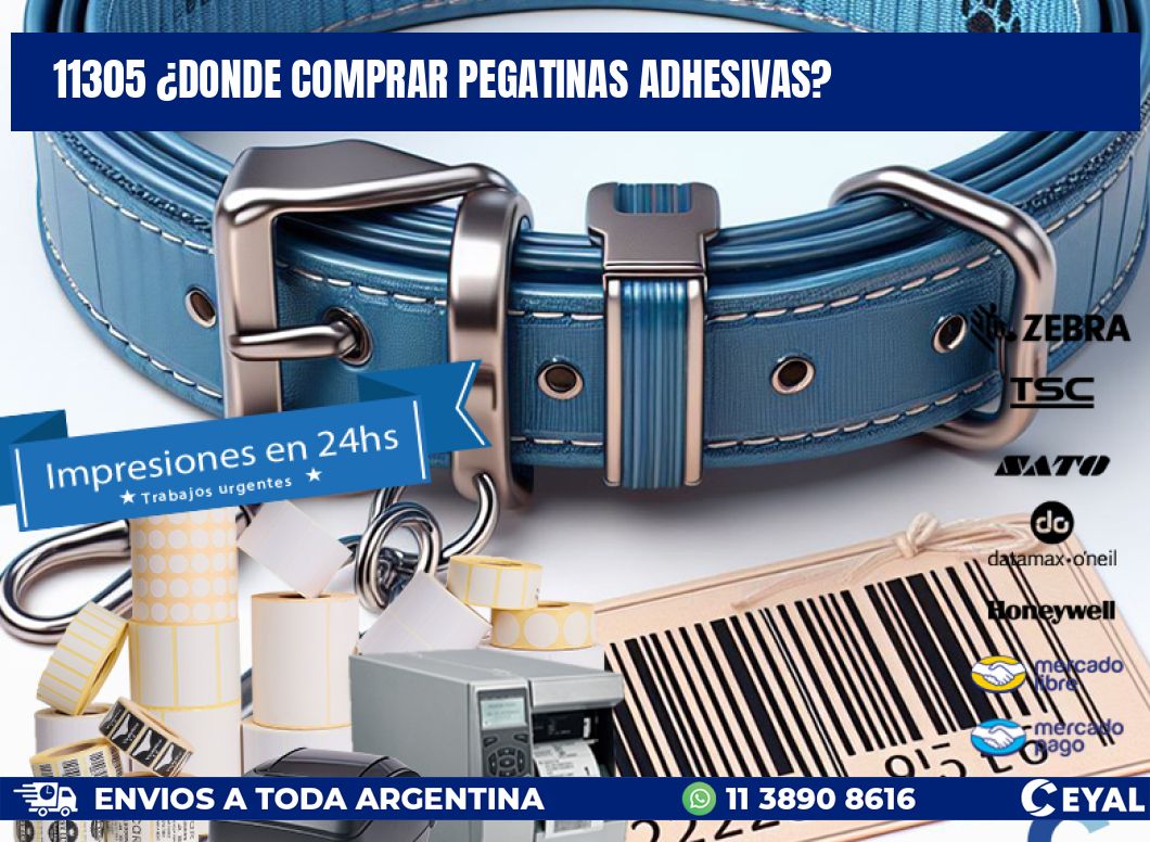 11305 ¿DONDE COMPRAR PEGATINAS ADHESIVAS?