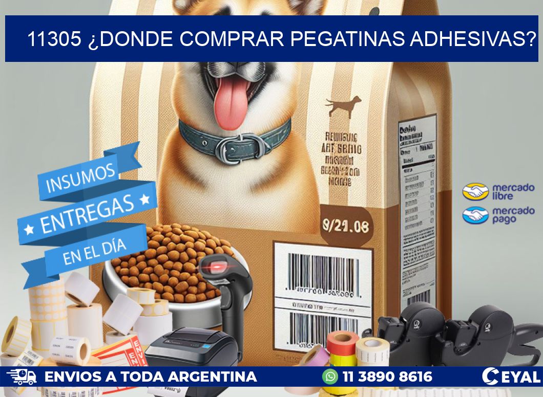 11305 ¿DONDE COMPRAR PEGATINAS ADHESIVAS?