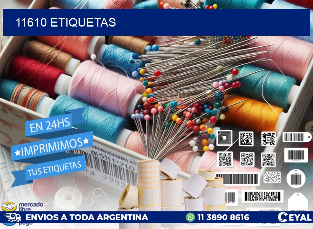 11610 ETIQUETAS