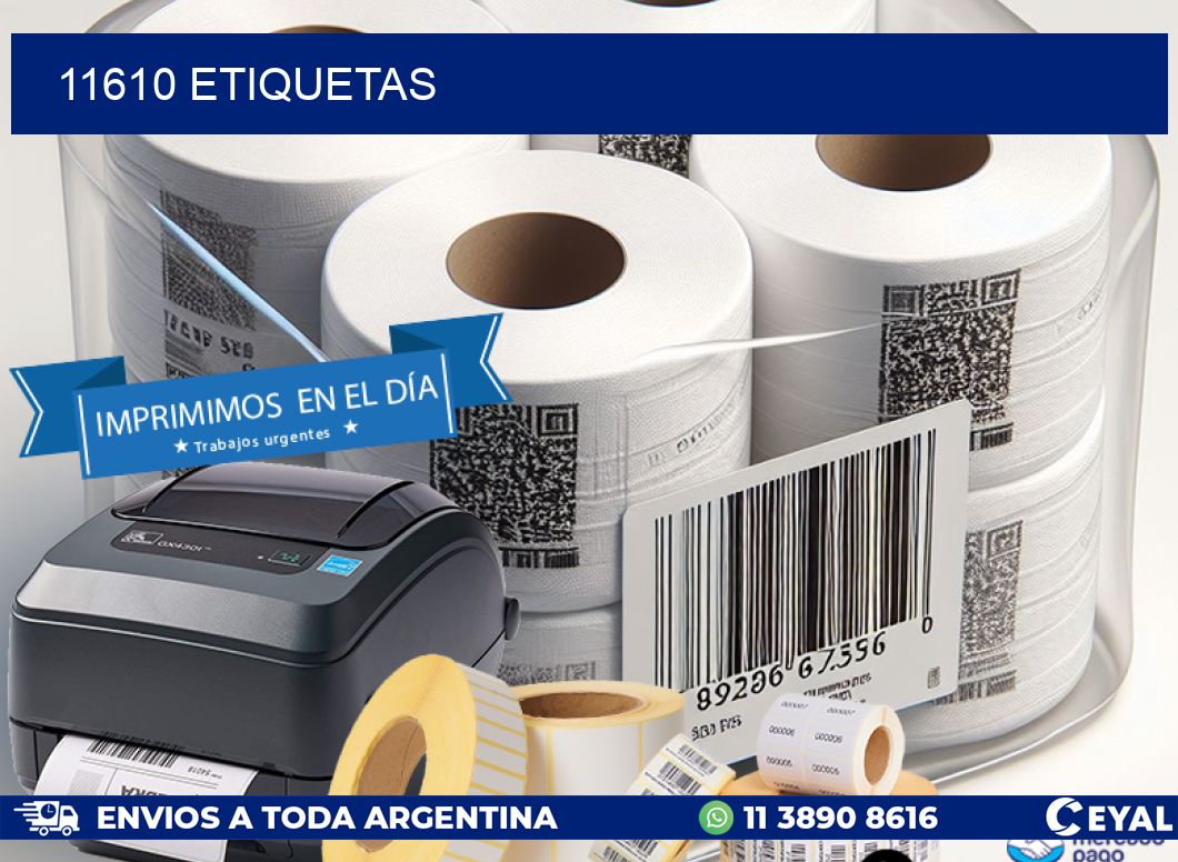 11610 ETIQUETAS