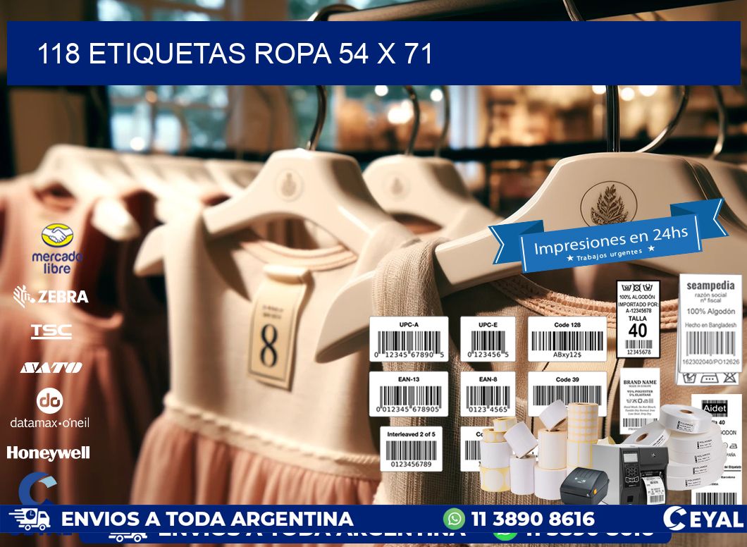118 ETIQUETAS ROPA 54 x 71