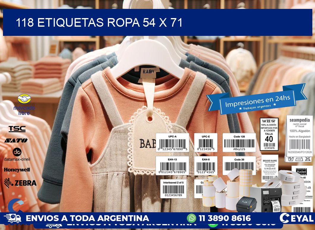 118 ETIQUETAS ROPA 54 x 71