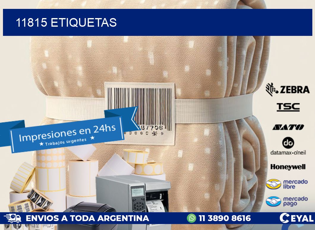 11815 ETIQUETAS