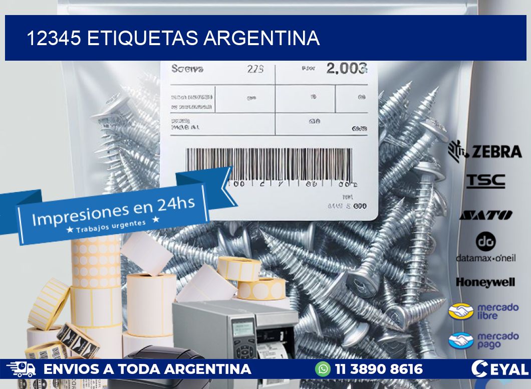 12345 ETIQUETAS ARGENTINA