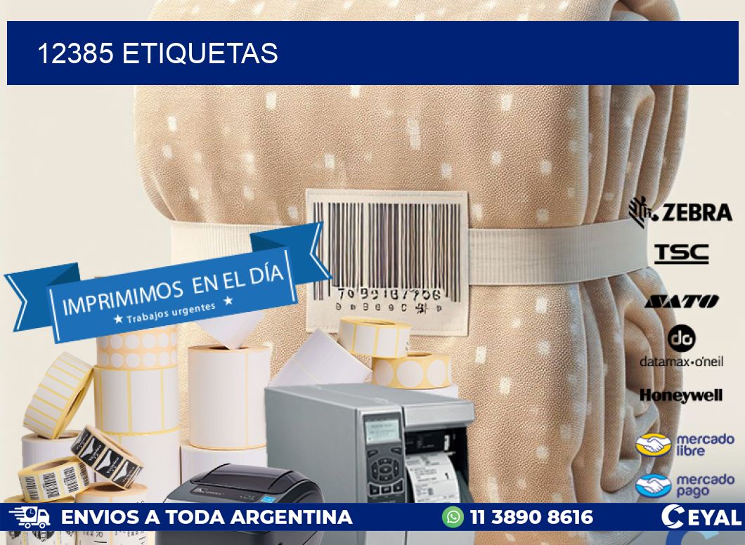 12385 ETIQUETAS