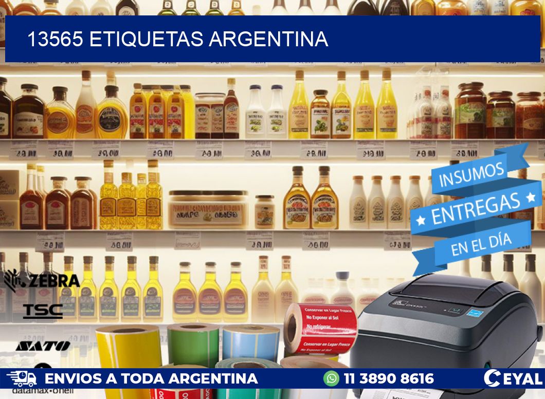 13565 ETIQUETAS ARGENTINA