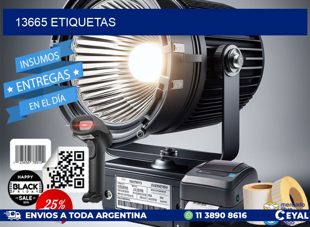 13665 ETIQUETAS