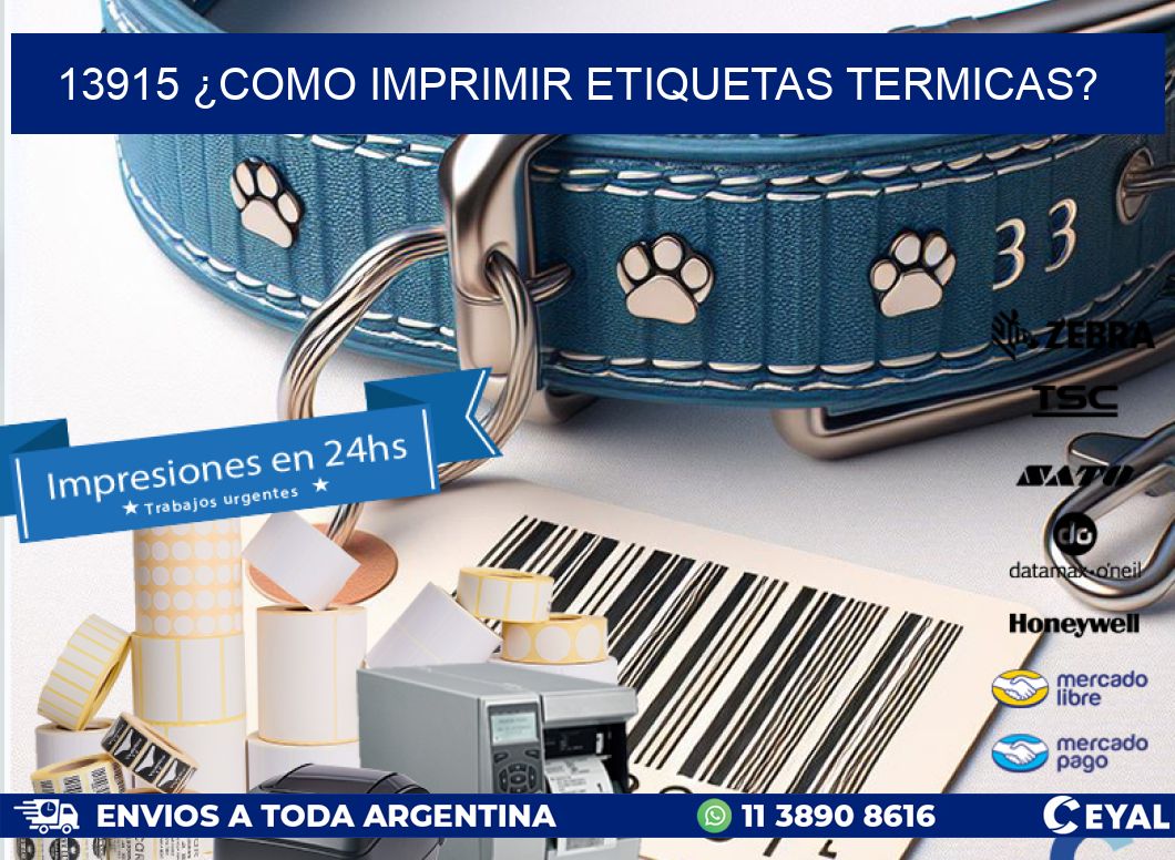 13915 ¿COMO IMPRIMIR ETIQUETAS TERMICAS?