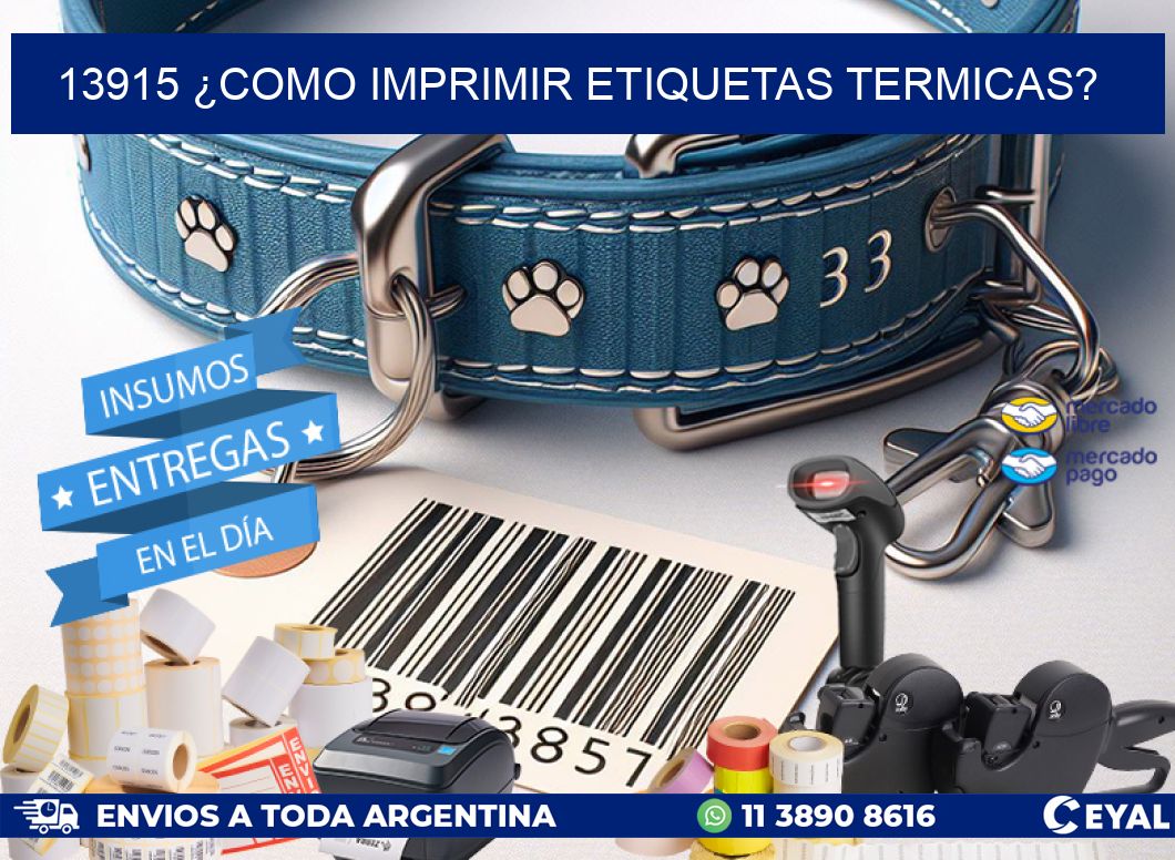 13915 ¿COMO IMPRIMIR ETIQUETAS TERMICAS?