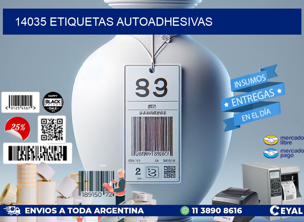 14035 ETIQUETAS AUTOADHESIVAS