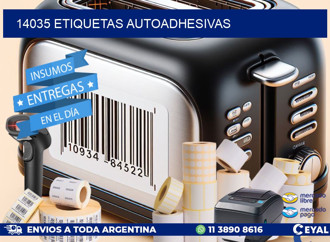 14035 ETIQUETAS AUTOADHESIVAS