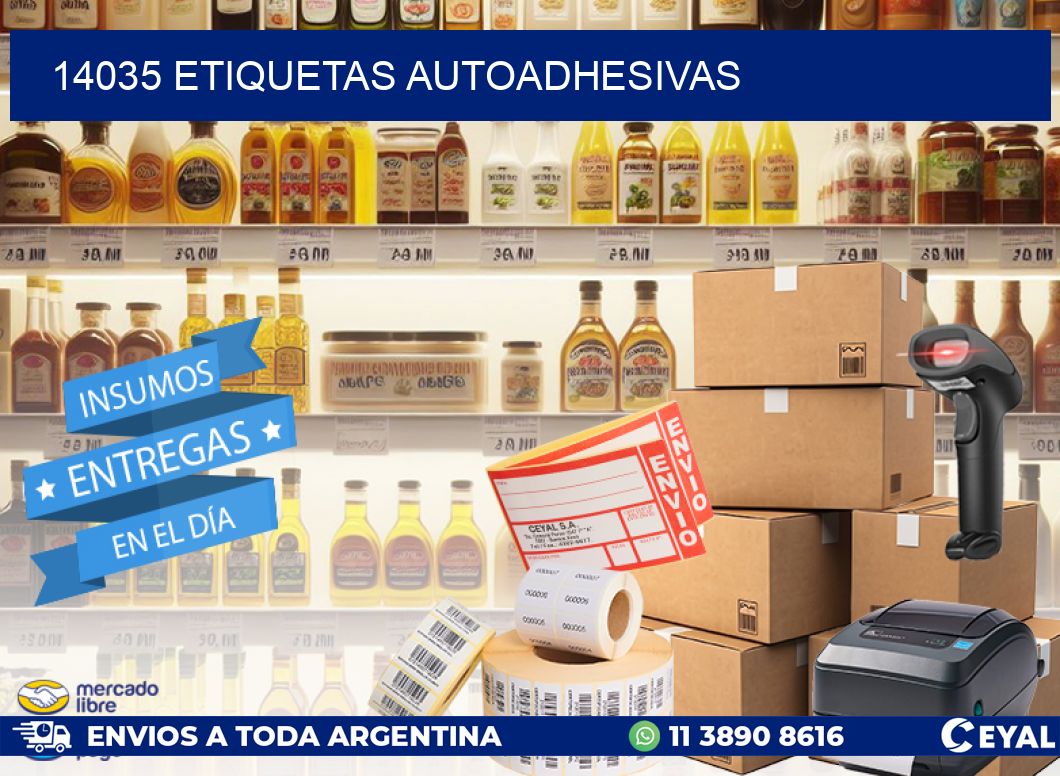14035 ETIQUETAS AUTOADHESIVAS