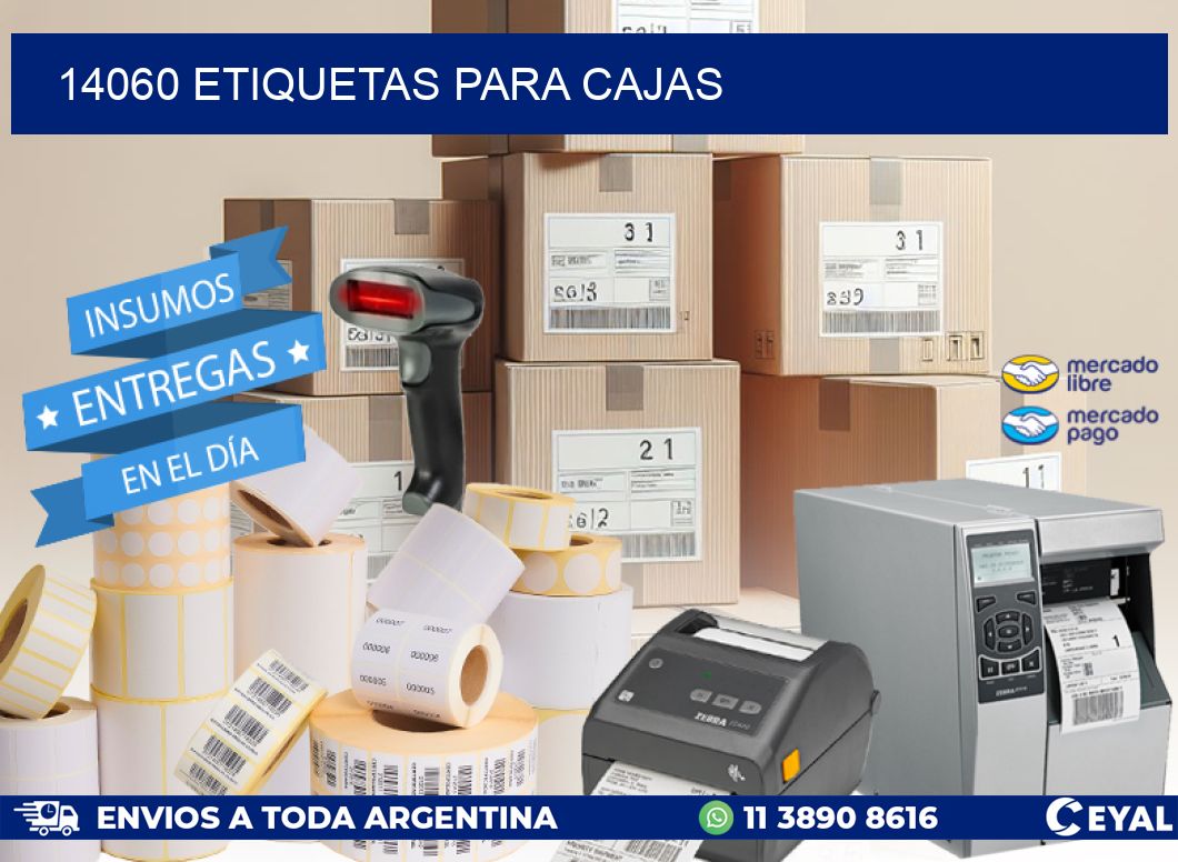 14060 ETIQUETAS PARA CAJAS