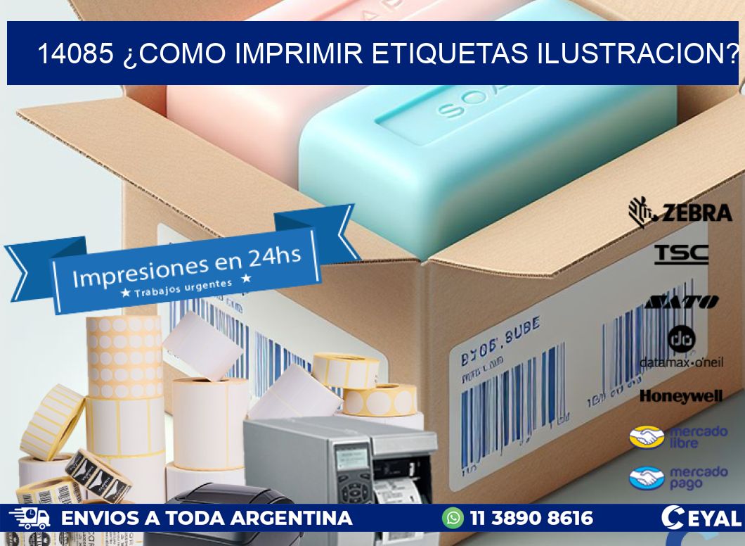 14085 ¿COMO IMPRIMIR ETIQUETAS ILUSTRACION?
