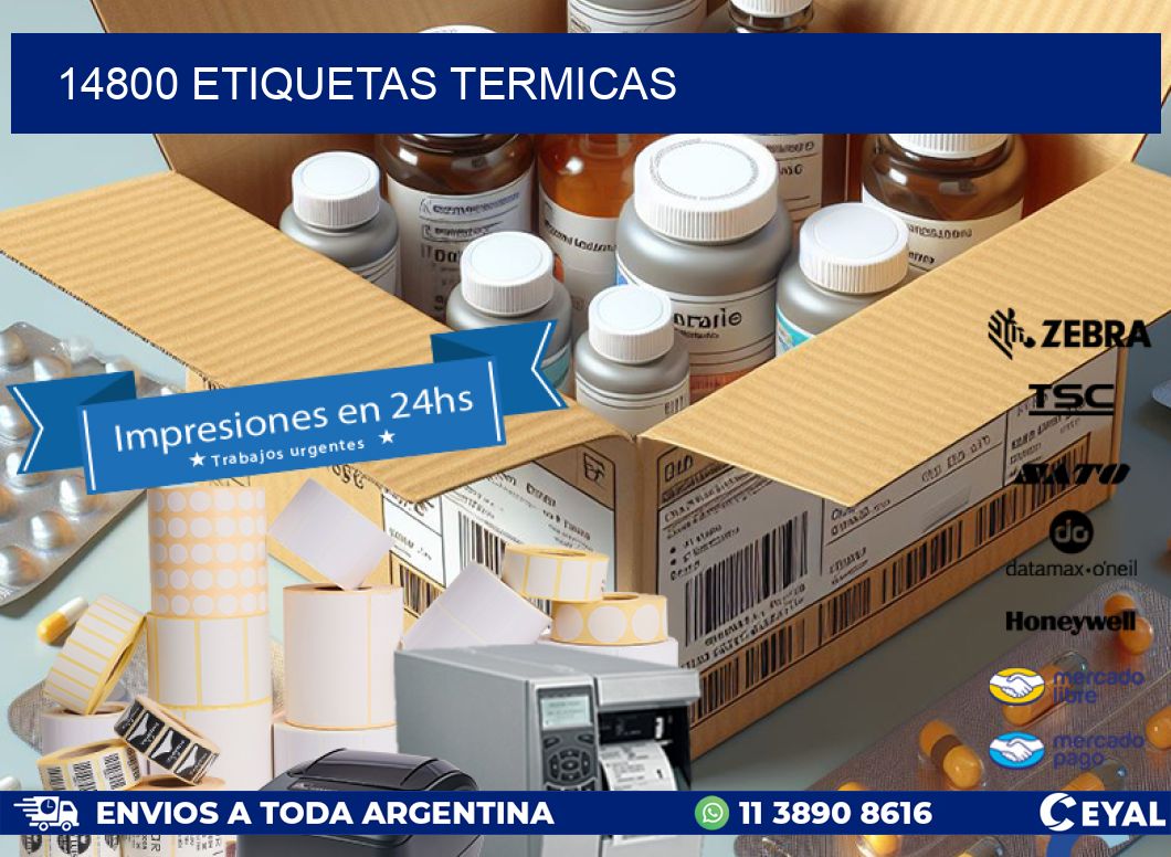 14800 ETIQUETAS TERMICAS
