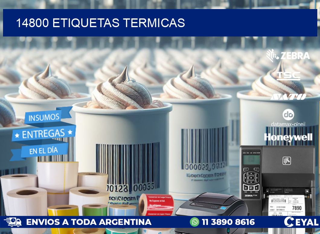14800 ETIQUETAS TERMICAS
