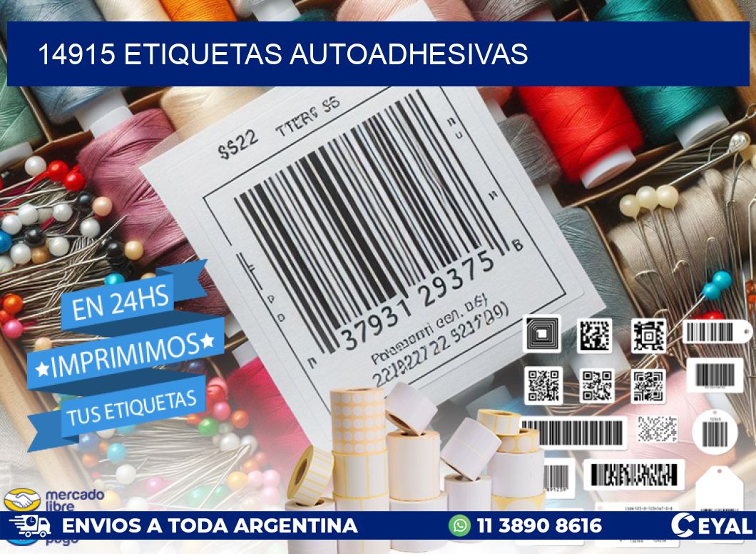 14915 ETIQUETAS AUTOADHESIVAS